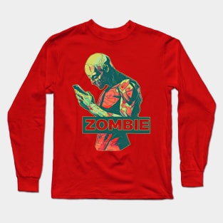 Phone zombie Long Sleeve T-Shirt